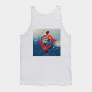 Vintage Japanese Fish Koi Tank Top